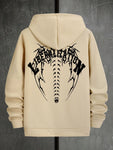 Men's Wing Print High Street Hoodie