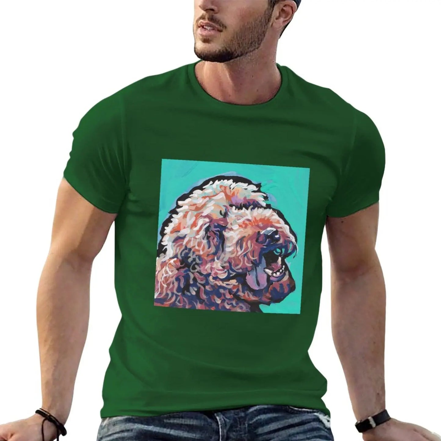 Poodle Labradoodle Golden Doodle Pop Men Tee