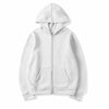 Oversized Zip Up Hoodie Women Warm Fleece Solid Fall Streetwear