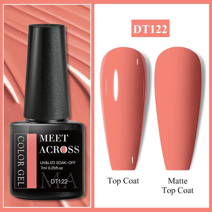 7ml Super Top Coat Gel Nail Base Gel Matte Top Coat Semi-Permanent