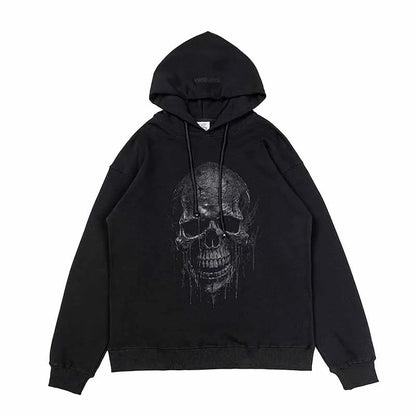 2024 Best Version Skull Printed Cozy Oversized