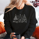 Merry Christmas Tree Sweatshirts Funny Festive