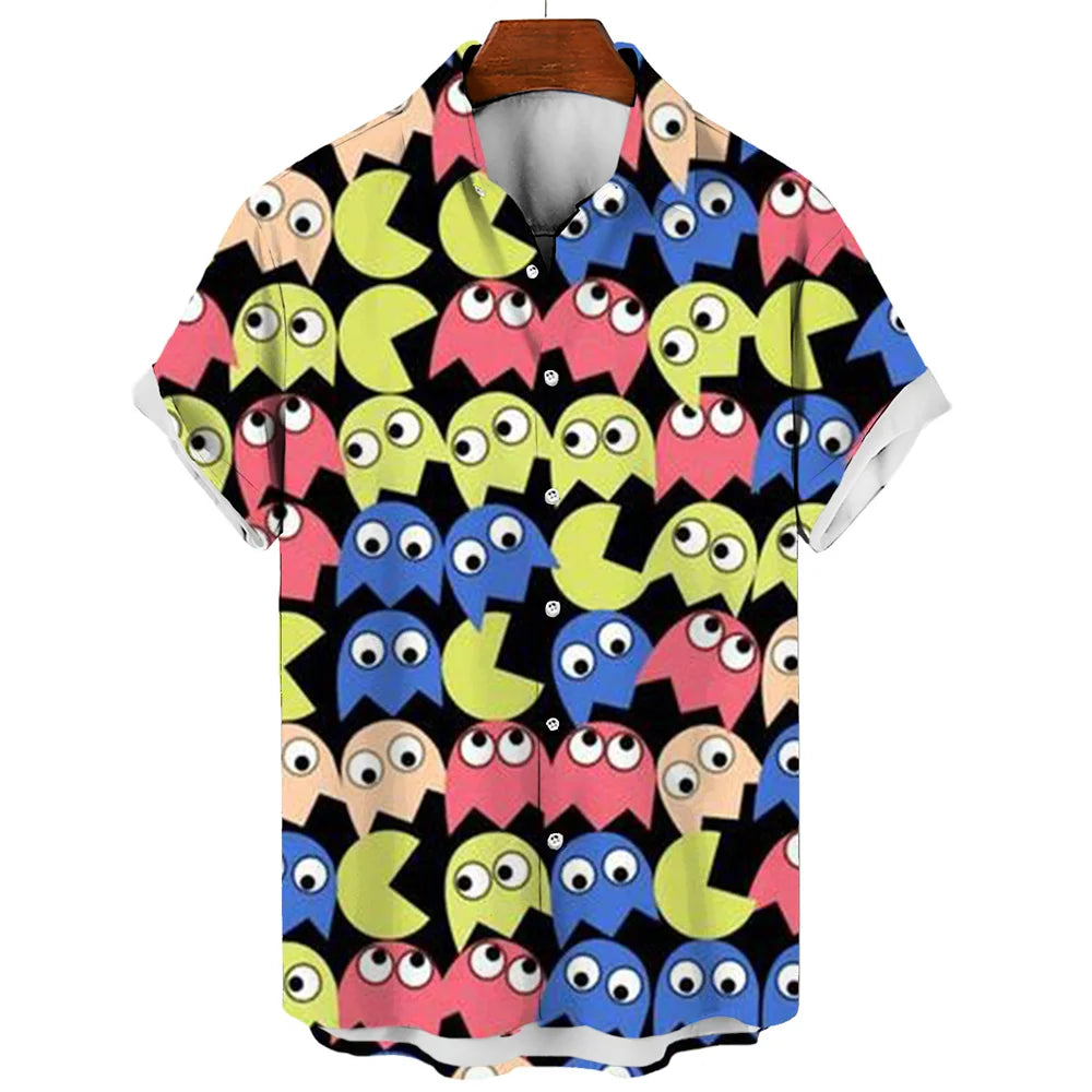 Men’s Hawaiian Shirt 3D Print Summer Casual Short Sleeve