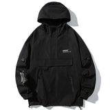 Comfortable Hip Hop Harajuku Windbreaker Jackets For Men