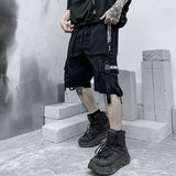 Streetwear Cargo Shorts In Japanese And Korean Techwear Style Perfect