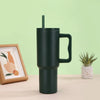 40 oz Tumbler with Handle Straw Lid Insulated Travel Coffee Cup