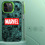 Weiche Luxus-Schutzhülle für iPhone mit Logo Avengers, transparente Capa-Abdeckung