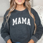 Stylish Mama Varsity Sweatshirt Super Mom Shirt for Mother's Day and Beyond