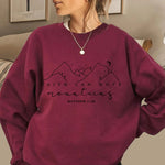 Faith Can Move Mountains Christian Bible Verse Sweatshirt