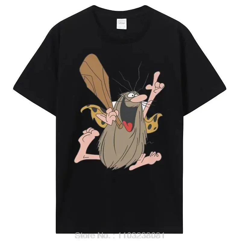 Hanna Barbera Captain Caveman 80s Cartoon Print Tee