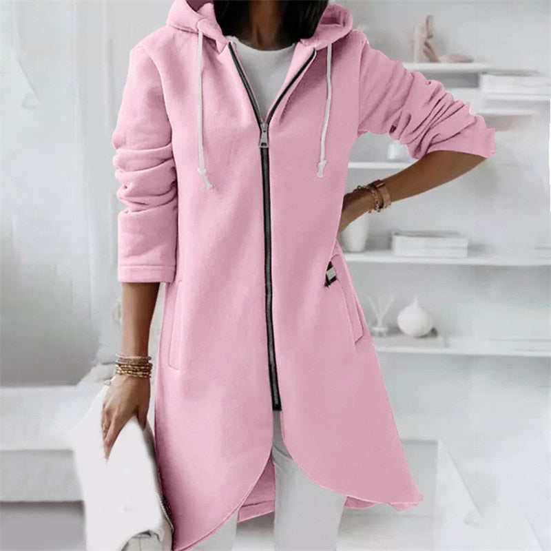 Women Hoodie Design Comfortable Coat For Daily Wear