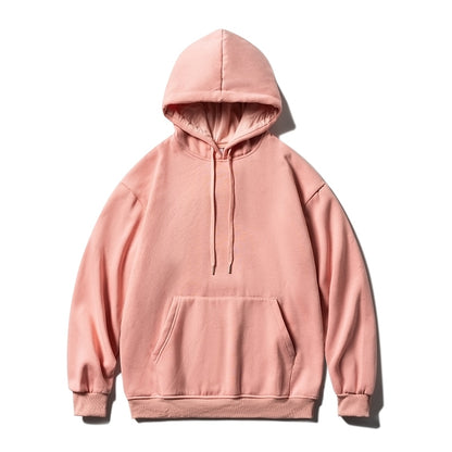 Woman Hoodies Oversized Solid Korean Pullovers