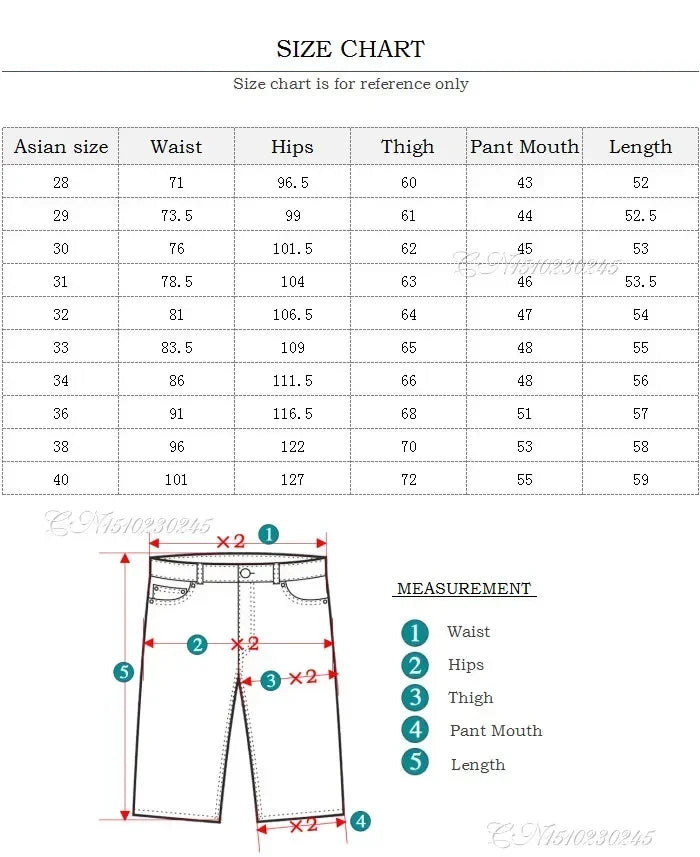 2024 Summer Jeans Men's Flip Denim Shorts Worn Hole Patch Vintage