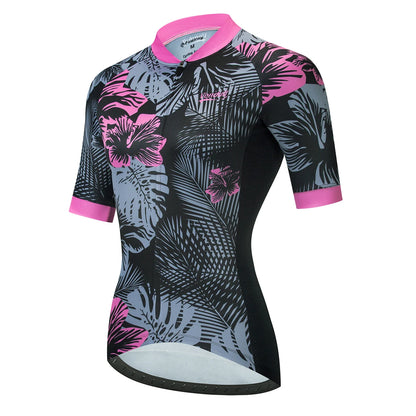Women’s 2024 MTB Cycling Jersey Short Sleeve Bike Racing Shirt