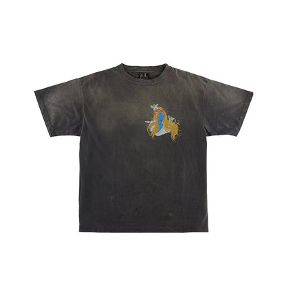 Pay Money To My Pain Saint T-Shirt Black Washed Cotton Graphic Tee