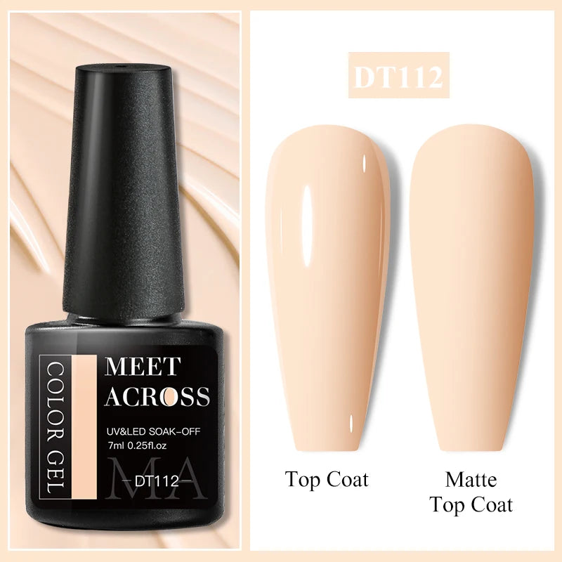 7ml Super Top Coat Gel Nail Base Gel Matte Top Coat Semi-Permanent