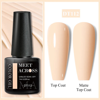 7ml Super Top Coat Gel Nail Base Gel Matte Top Coat Semi-Permanent