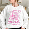 Funny Skeleton Hoodie Sarcastic ‘I Don’t Need Your Attitude’ Sweatshirt for Fall