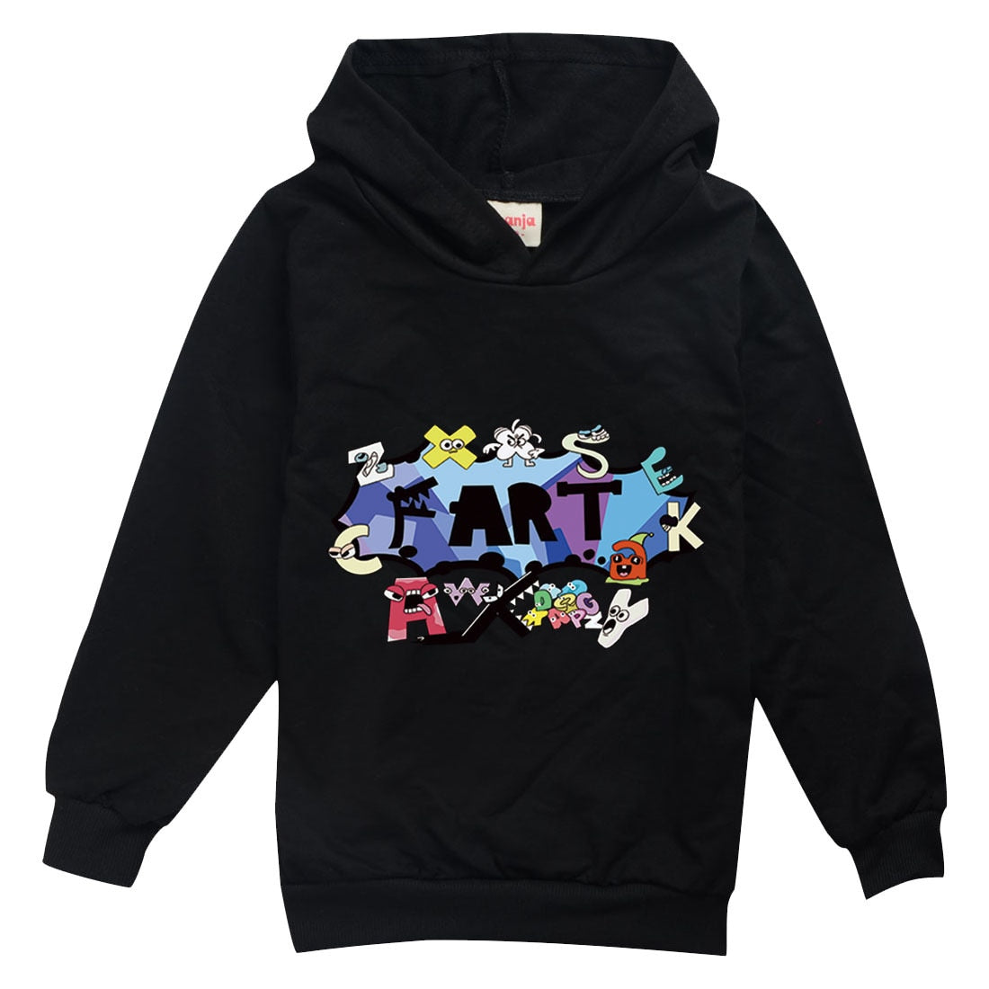 Kinder Alphabet Lore Hoodie Cartoon Tops für Kinder und Jugendliche, Frühling Herbst Vollärmelige Hoodies