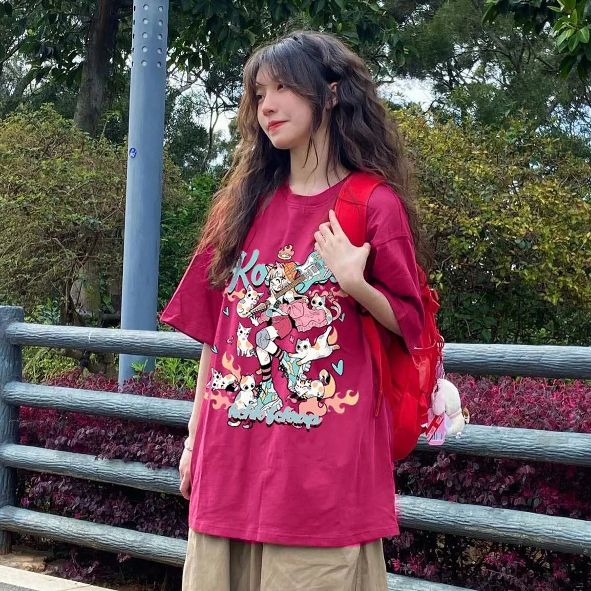 T-shirt Female Trendy Loose Harajuku Style Oversize