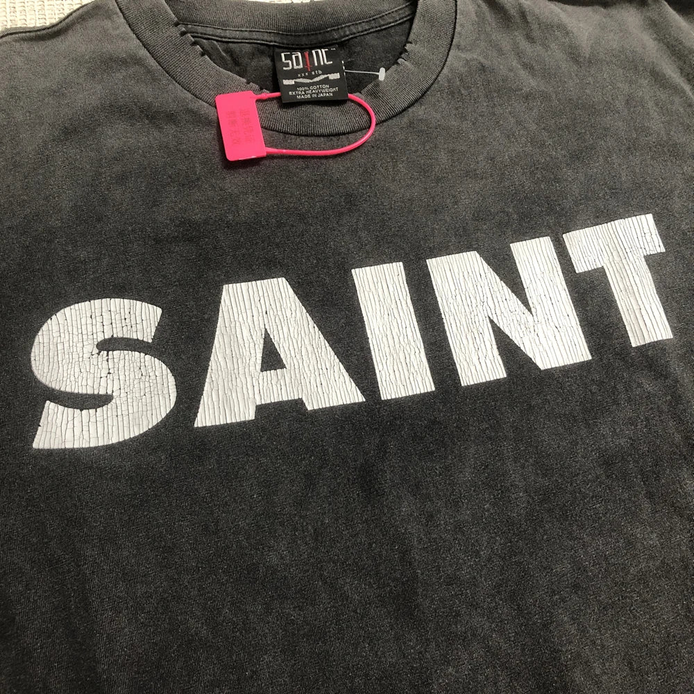 SAINT OF MICHAEL Casual Streetwear Long Sleeve 100% Cotton T-Shirt