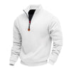 Men's Half Zip Fleece Sweatshirt - Stand Collar Pullover