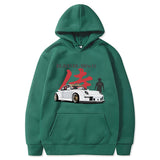 Herren Hoodies Harajuku Japanischer Anime Cartoon Print Lässig