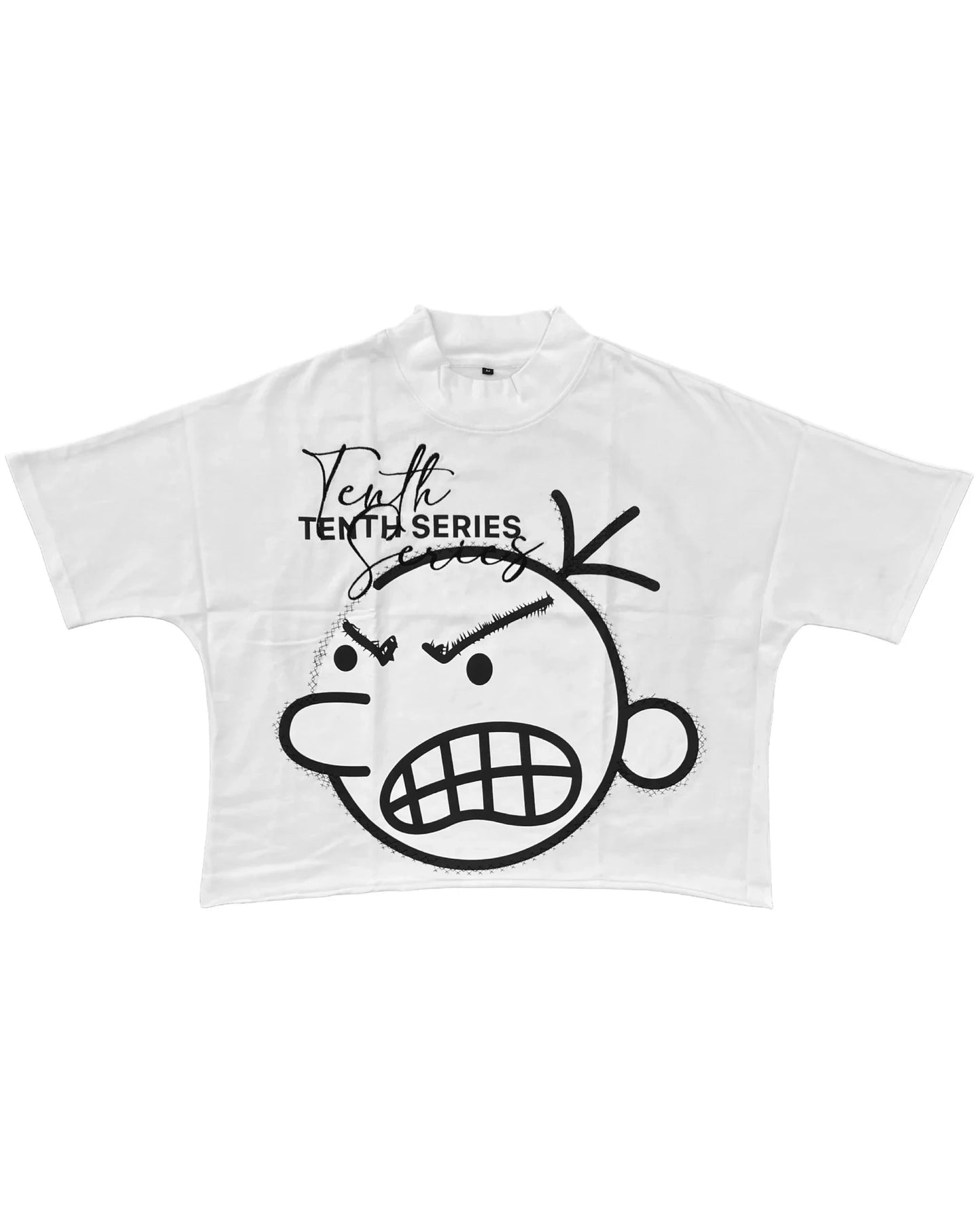 Y2K Cartoon Graphic Tee Men Oversized Streetwear Tshirt Short Sleeve