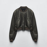 Women's Leather Jacket Stay Stylish and Warm in the Winter