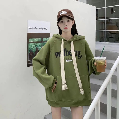 Korean High Street Letter Autumn Winter Long Sleeve