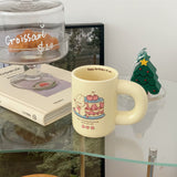 Mug Cream Color Fat Creative Breakfast Cup For Tea Milk