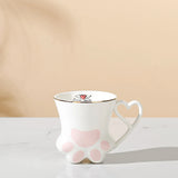 Cute Cat Paw Ceramic Mug