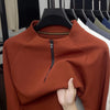 Autumn and Winter Men's Velvet Hoodie Long Sleeve Zipper