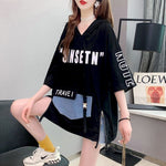 Women Hoodie Korean Large Size Sleeves  Loose