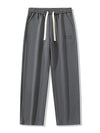 Men's Straight Sweatpants Wide Leg Drawstring Letter Sports Baggy Pants