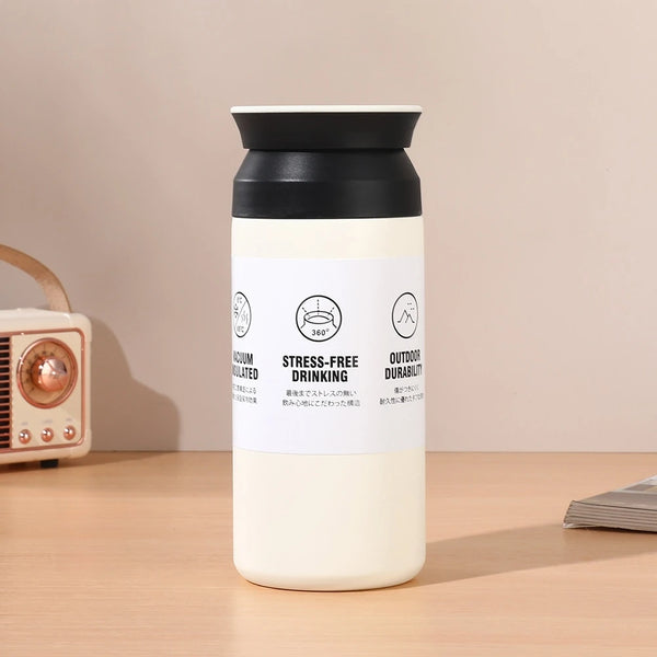 500ml Insulated Tumbler Stainless Steel Hot Cold Coffee Travel Cup