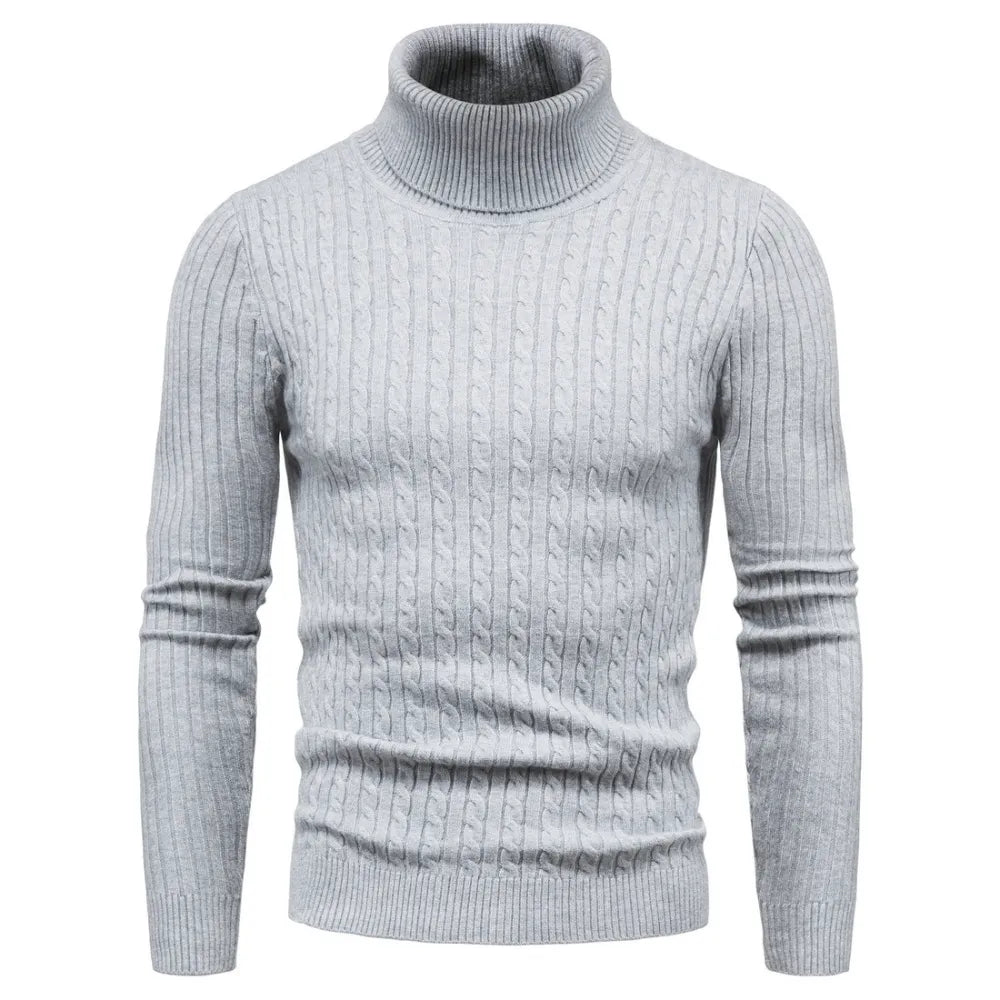 Männer Pullover Pullover Rollkragen Korea Stil