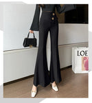 Spring Summer Fashion High Waist Flare Pants for Women