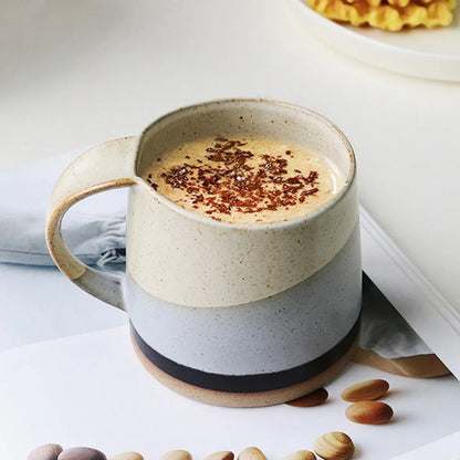 Japanese Style Coarse Pottery Retro National Trend Mug Latte Cup Coffee