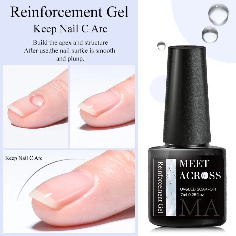 7ml Super Top Coat Gel Nail Base Gel Matte Top Coat Semi-Permanent