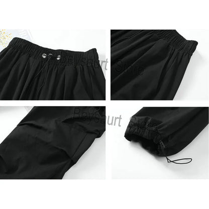 Streetwear 2024 Spring Harem Casual Pants Men