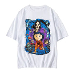 Graphic Print Adult T-Shirt Cartoon Print Graphic T Shirts Funny Shirts Cotton Tee Tops