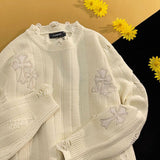 Autumn And Winter Pattern Design Pullover Sweaters Women Vintage Embroidery