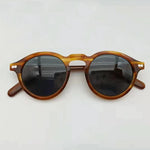 Vintage Round Acetate Sunglasses