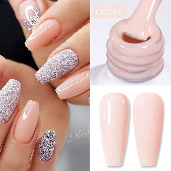 10ml Glitter Silver Liner Paint Gel Nail Polish Line Stripe Gel Vernis Semi Permanent