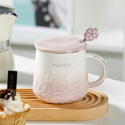 Luxury cherry blossom high beauty mug with gift