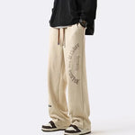 Goth Letter Printed Y2K Men's Pants 2024 Drawstring Sweatpants American Vintage