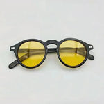 Vintage Round Acetate Sunglasses