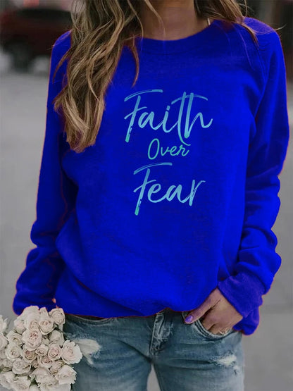 Women Sweatshirt Fleece Long Sleeve Pullovers