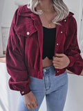 2024 Women's Jacket Single Breasted Pocket Street